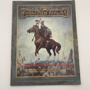 Advanced D&D Forgotten‎ Realms DM’s Sourcebook Of The Realms 1987 TSR 1st Ed